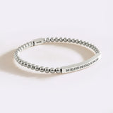 She Believed She Could, So She Did Beaded Inspire Bracelet