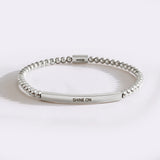 Shine On Beaded Inspire Bracelet