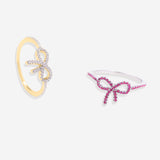 Pave Bow Ring
