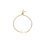 Sideways Cross Slider Bracelet