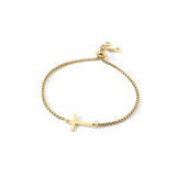 Sideways Cross Slider Bracelet