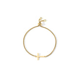 Sideways Cross Slider Bracelet