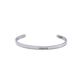Personalized Thin Cuff Bracelet