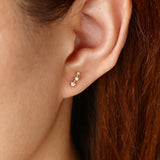 Sparkling Mini Climber Studs
