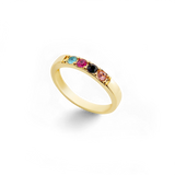 Stackable Birthstones Band Ring