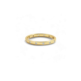 Bezel-Set Tiny Stacking Ring