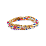 Summer Beaded Bracelet Stacking Set