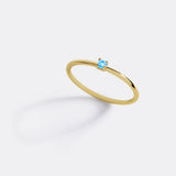 Super Dainty Birthstone Stacking Ring