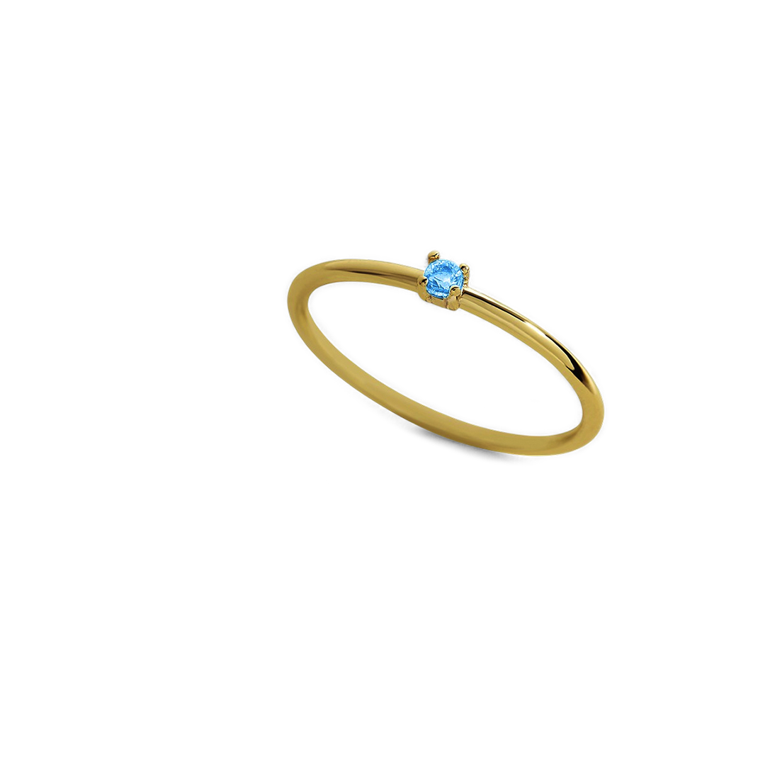 Super Dainty Birthstone Stacking Ring