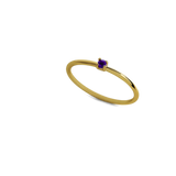 Super Dainty Birthstone Stacking Ring
