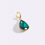 Teardrop Birthstone Charm
