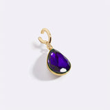 Teardrop Birthstone Charm
