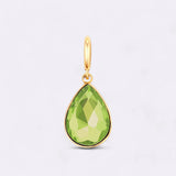 Teardrop Birthstone Charm