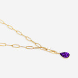 Teardrop Birthstone Charm