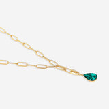 Teardrop Birthstone Charm