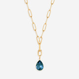 Teardrop Birthstone Charm