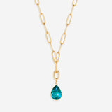 Teardrop Birthstone Charm