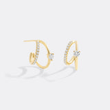 The Nova Double Hoop Earrings