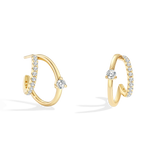 The Nova Double Hoop Earrings