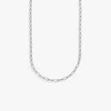 Thin Paperclip Necklace
