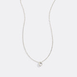 Tiny Script Initial Necklace