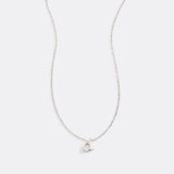 Tiny Script Initial Necklace