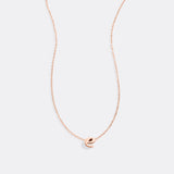 Tiny Script Initial Necklace