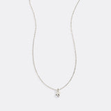 Tiny Script Initial Necklace