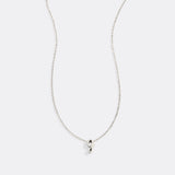 Tiny Script Initial Necklace