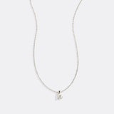 Tiny Script Initial Necklace