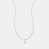 Tiny Script Initial Necklace