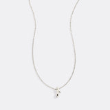 Tiny Script Initial Necklace