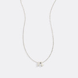 Tiny Script Initial Necklace