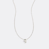 Tiny Script Initial Necklace