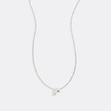 Tiny Script Initial Necklace