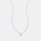Tiny Script Initial Necklace