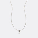 Tiny Script Initial Necklace