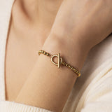Toggle Clasp Beaded Bracelet