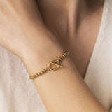 Toggle Clasp Beaded Bracelet