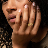 Triple Name Ring