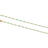 Turquoise Beaded Station Bracelet