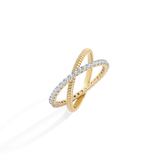 Twisted Interlocking Diamond Band
