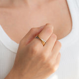 Dainty Interlocking Fidget Ring
