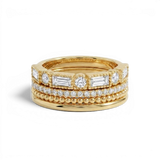 Vintage Maximalist Ring Stack