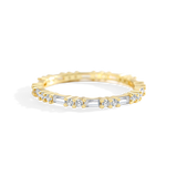 Baguette Gemstone Stacking Ring