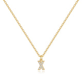 Pavé Uppercase Initial Necklace