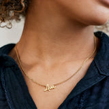 Fairy Name Necklace – Close Fit