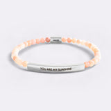 You Are My Sunshine Beaded Inspire Bracelet