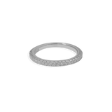 Micro Pavé Eternity Stacking Ring