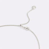 Italian Milano Sterling Silver Adjustable Chain Necklace